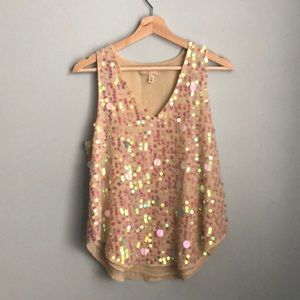 Holiday Party Sequin Top